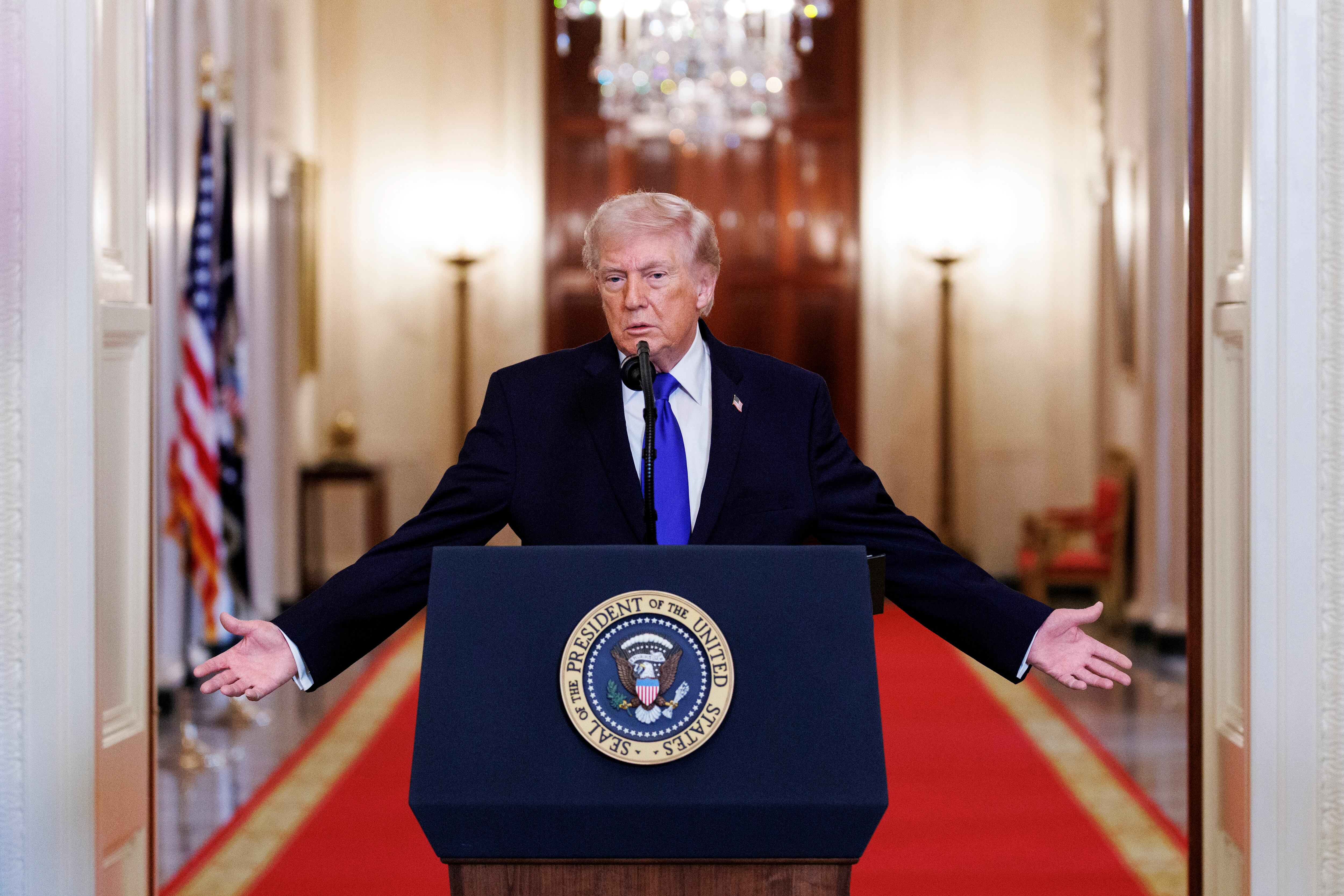 El presidente de EEUU, Donald Trump.