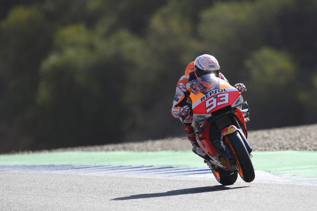 Marc Márquez, durante la carrera. 