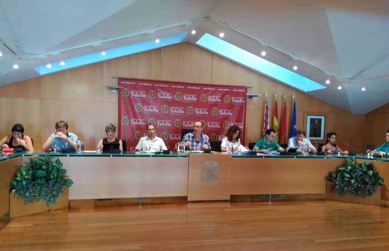 El alcalde de Tafalla explica al Pleno los principales datos del cierre de cuentas