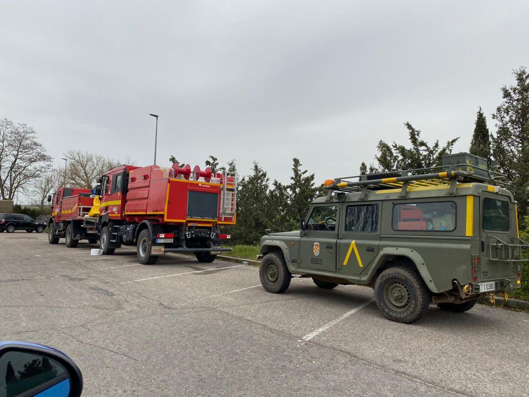 Medina del Campo ha sido objeto de una desinfección exhaustiva por parte de la UME