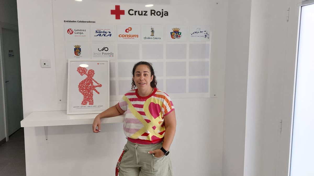 Rosa María García, coordinadora de Cruz Roja Sax, sobre las actividades del verano