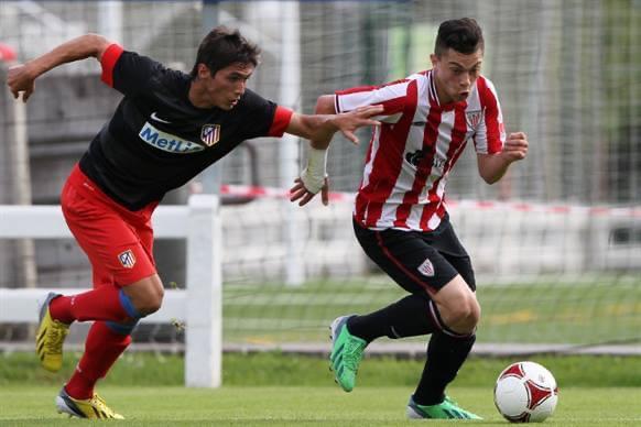 Rahmani (derecha), se formó en la cantera del Athlétic Club.