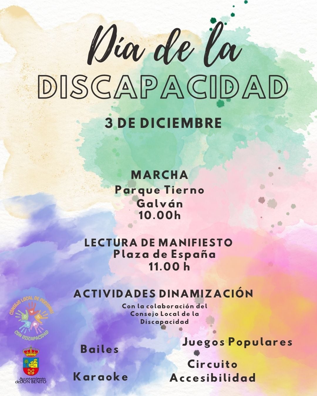 Don Benito organiza una marcha por el Día Internacional de las Personas con Discapacidad