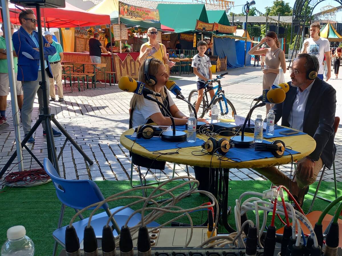 Ser Madrid Oeste celebra las Fiestas Patronales de Móstoles desde la Plaza del Pradillo