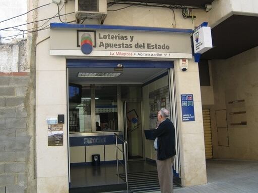 Imatge de l&#039;Administració de Loteria en l&#039;any 2008// Foto: Loterías y apuestas del estado