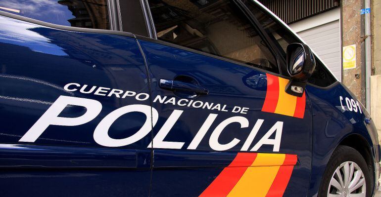 Vehículo de la Policía Nacional.