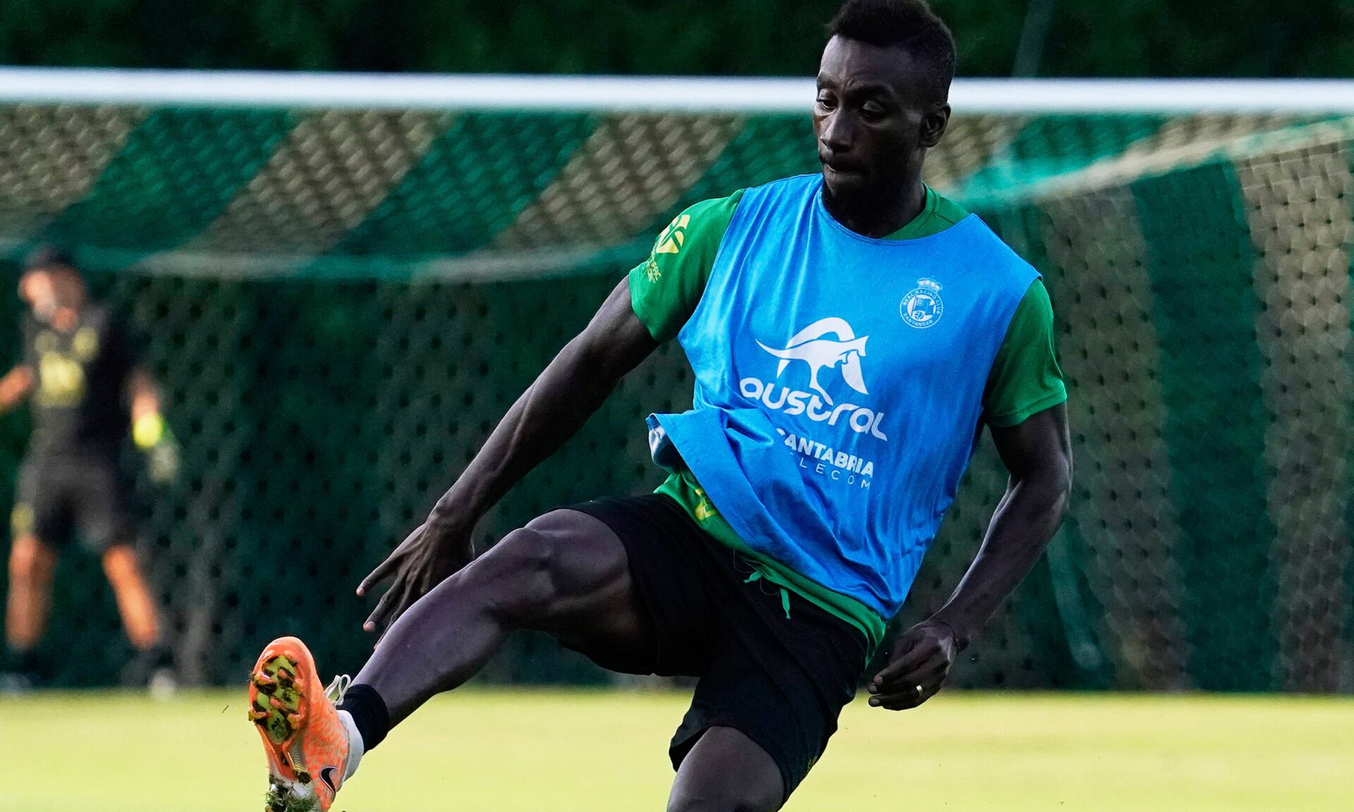 Lago Junior, durante uno de los entrenamientos.