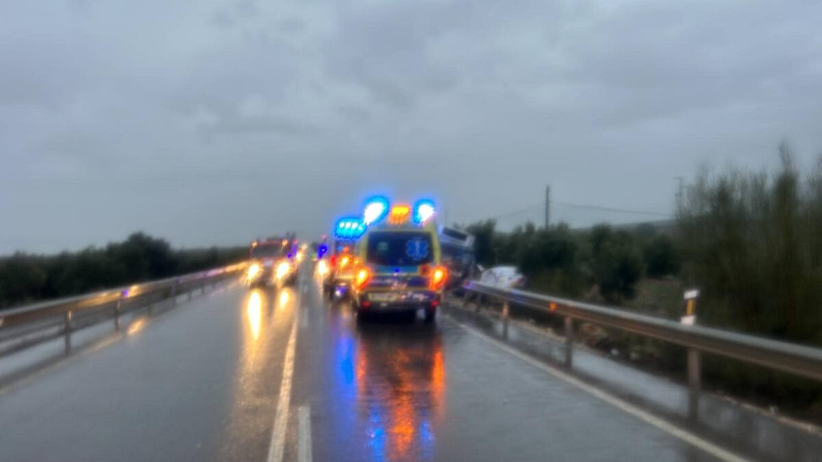 Accidente mortal en la N-322 a la altura de Arroyo del Ojanco