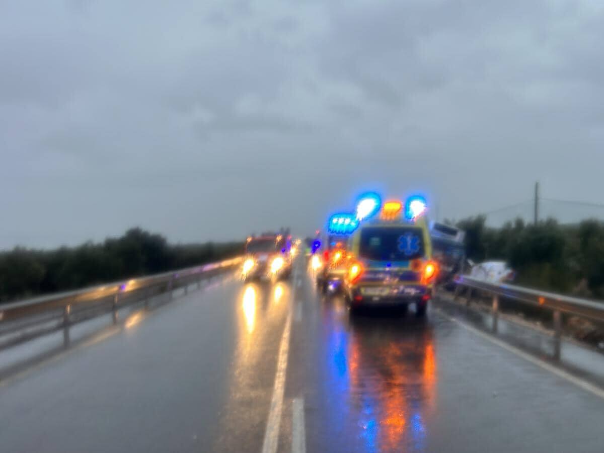 Accidente mortal en la N-322 a la altura de Arroyo del Ojanco