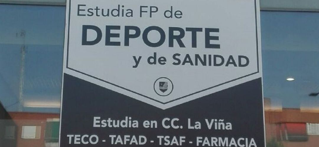 Anuncio apertura centro privado de FP en Sanse