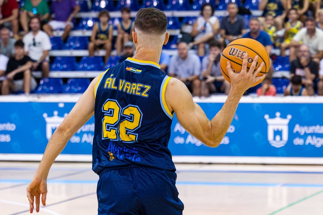 Berni García durante un partido