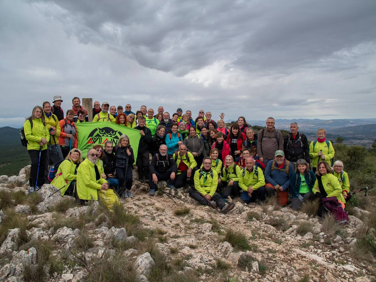 Aviana, en la subida a la Penya La Blasca, en Banyeres de Mariola