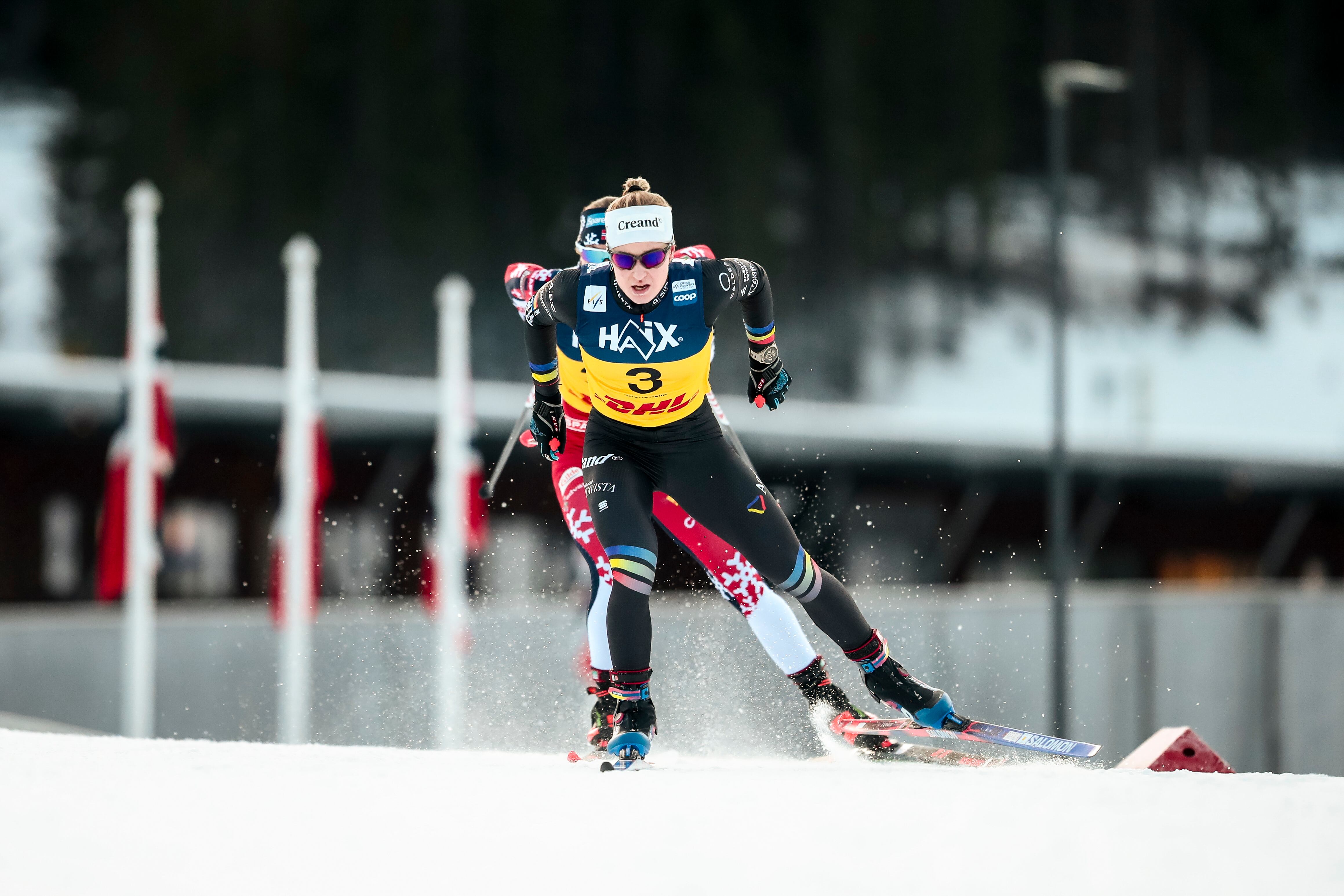 Gina del Rio als 10km skating de la WC de Trondheim