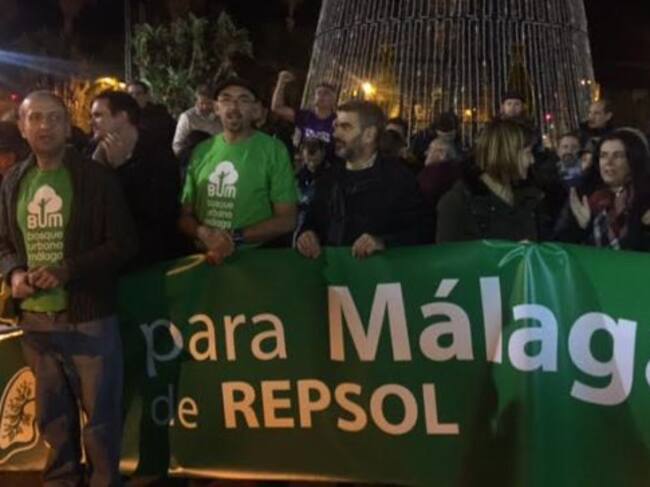 Concentración organizada por la Plataforma del Bosque Urbano