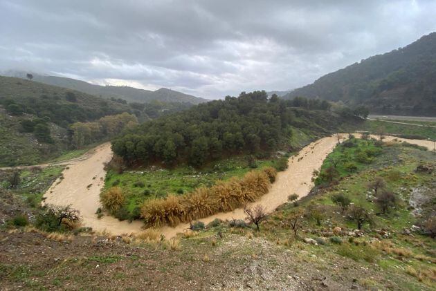 Cauce del río Guadalmedina en zonas del interior de la provincia