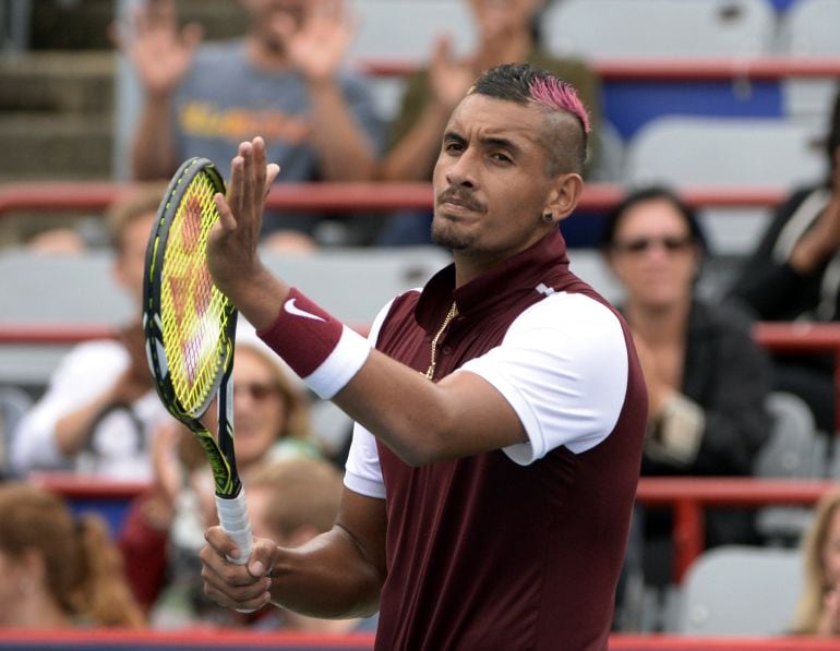 El tenista australiano Nick Kyrgios en Montreal 