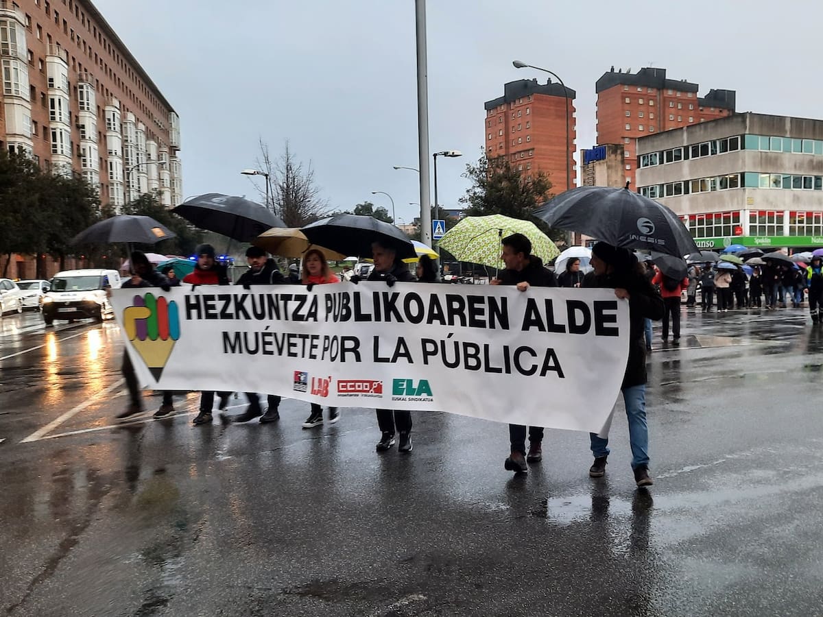 Nueva jornada de huelga en la educación pública navarra