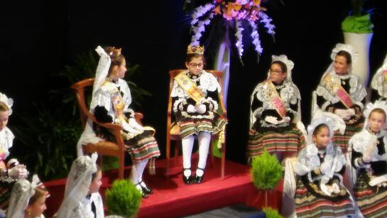 Valeria Galiano una vez coronada reina infantil de 2017