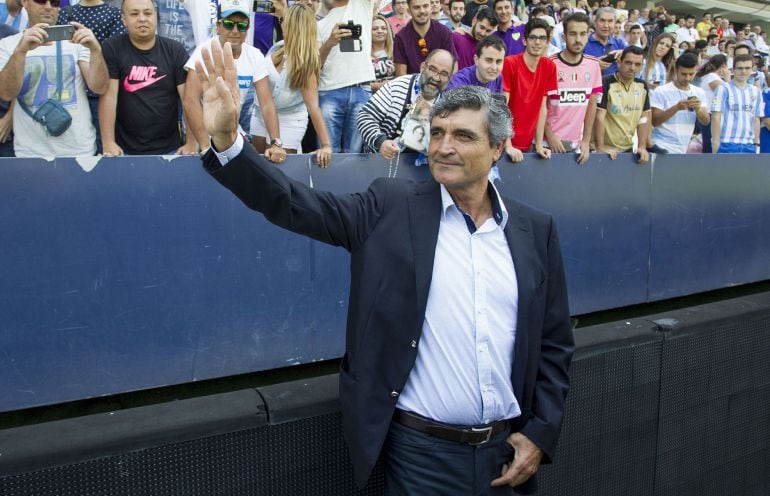 Juande Ramos durante su etapa como entrenador del Málaga 