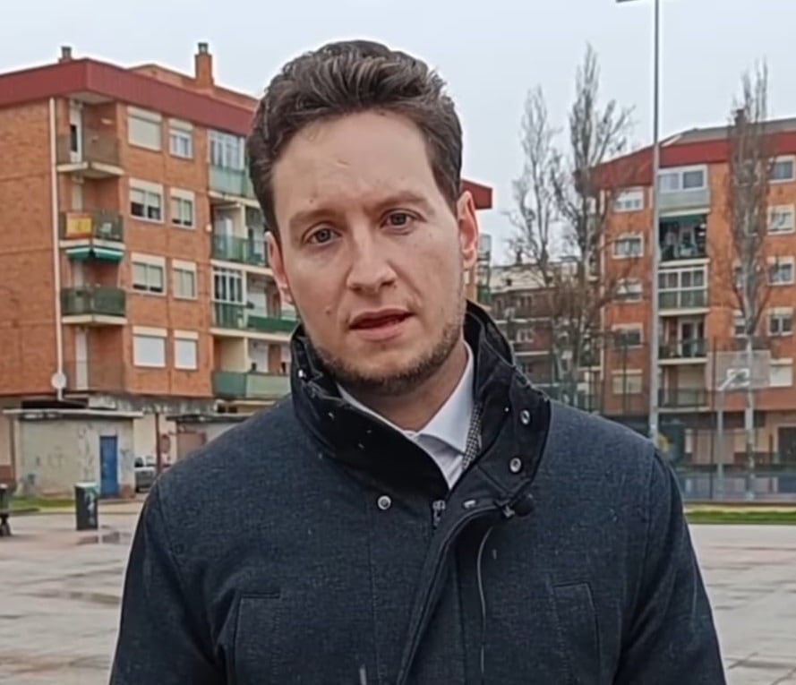 El alcalde de Aranda en una captura de pantalla del mensaje de Instagram