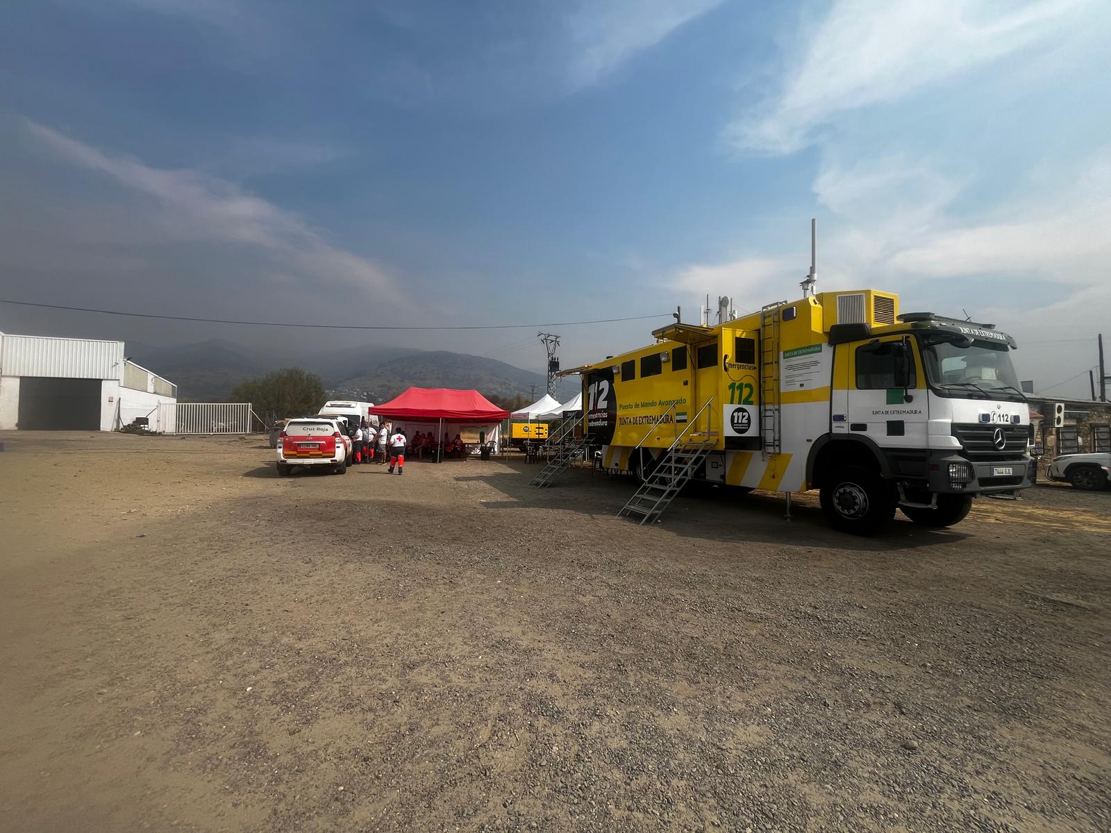 Puesto de Mando Avanzado del CECOPI ubicado en La Granja