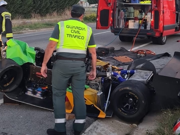 El conductor herido grave al chocar este lunes en Beriain es el expiloto Pancho Egozkue