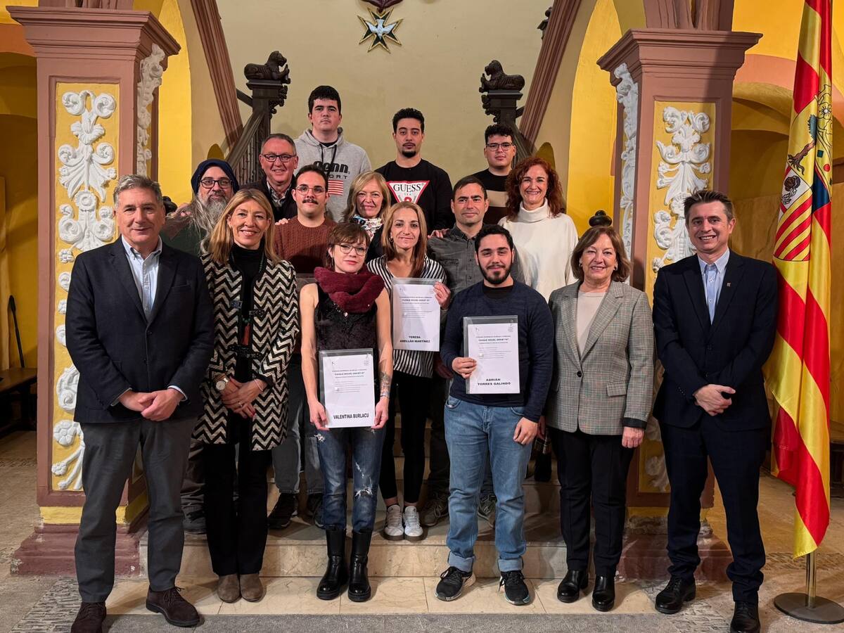 El Ayuntamiento entrega los diplomas del Programa de Empleo y Formación Parque Miguel Servet