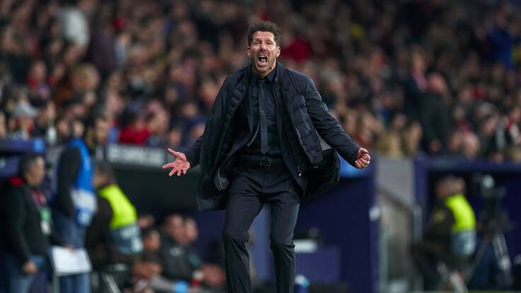 Simeone: "Hoy vino el mejor equipo del mundo, con un montón de partidos seguidos ganando, y pudimos ganarle"