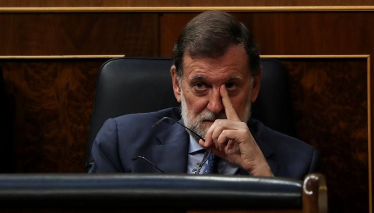 Rajoy, en el Congreso durante el debate de presupuestos