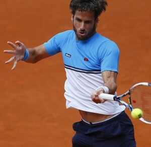 El tenista español Feliciano López, en el Mutua Madrid Open.