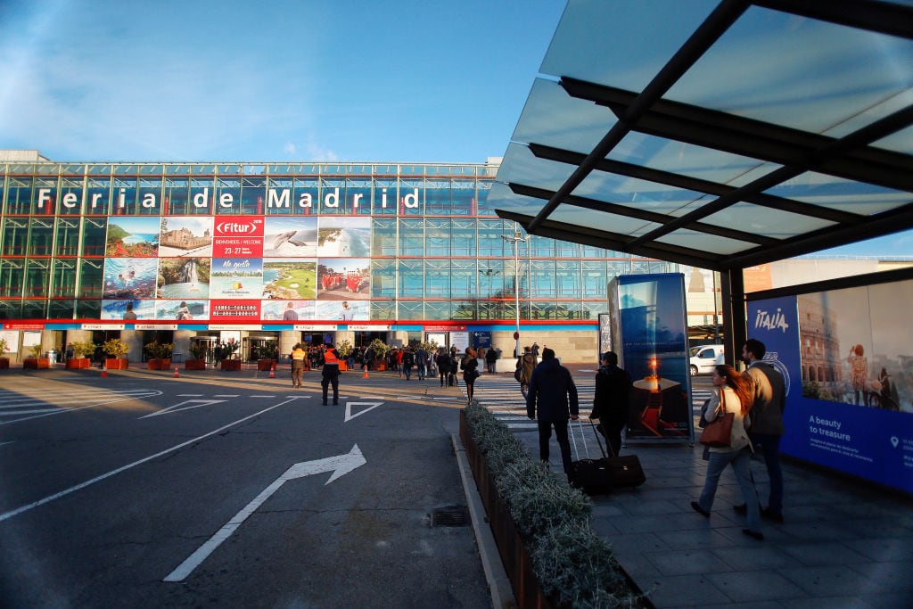 Fachada principal de Feria Madrid(Photo by Manu Reino/SOPA Images/LightRocket via Getty Images)