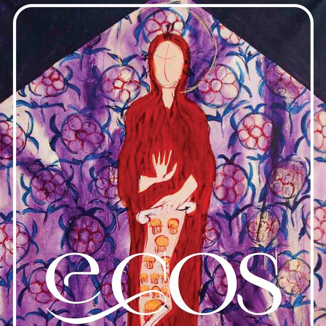 Cartel de la exposición ECOS. Autor: Daniel Canut