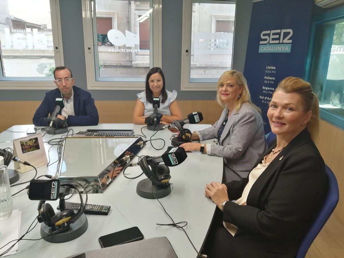 Xavier Palau, Jordina Freixanet, Violant Cervera i Begoña Iglesias.