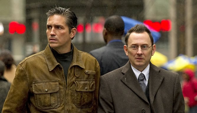 Michael Emerson y James Caviezel, en una escena de &#039;Person of Interest&#039;