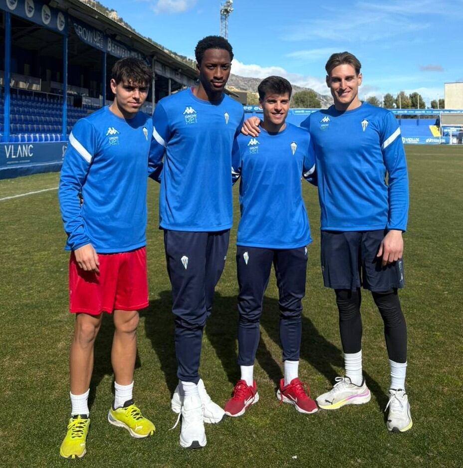 Presentación de Morales, Kali, Carretero y Unai, fichajes del mercado de invierno del Alcoyano