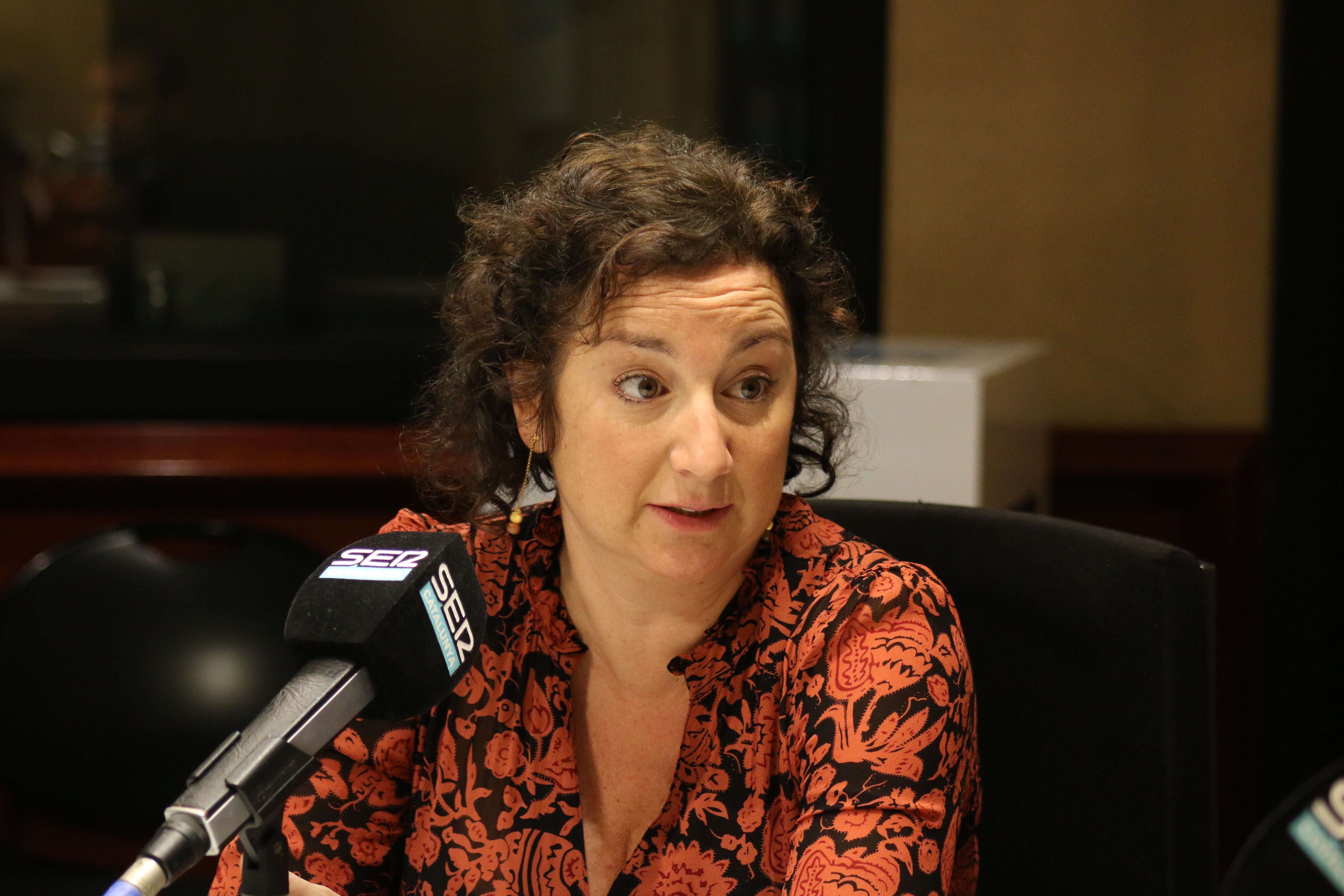 Alícia Romero als estudis de SER Catalunya