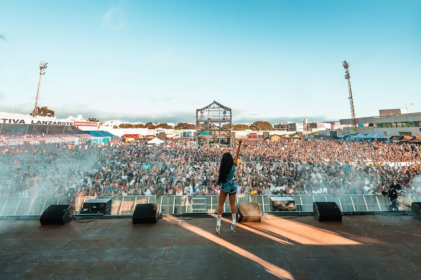 Concierto en la Ciudad Deportiva Lanzarote.