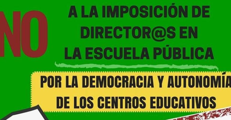 Convocatoria de la manifestación en Sanse contra la imposición de directores