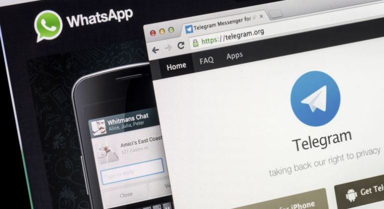 Telegram se adelanta a WhatsApp.