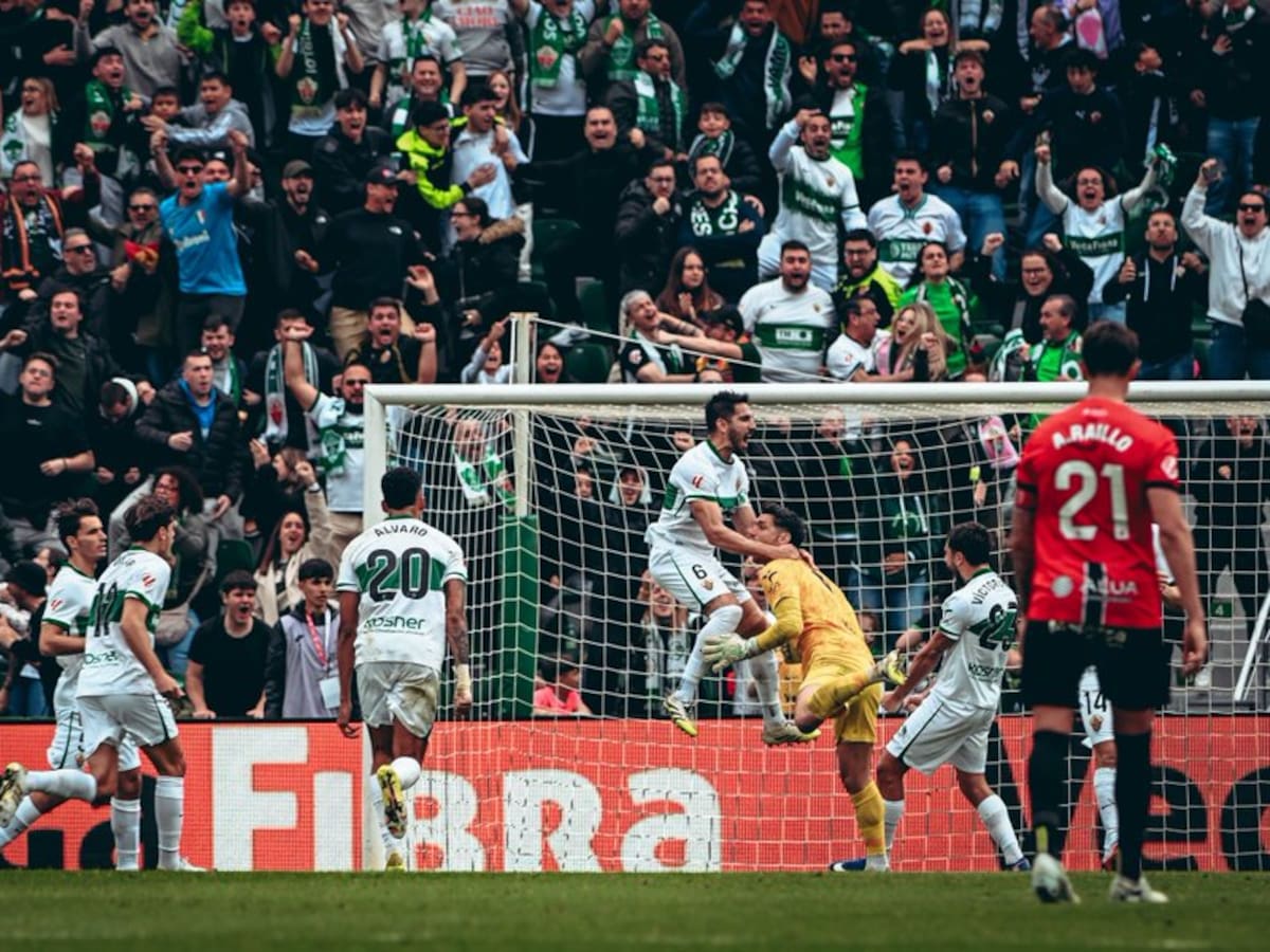 El Elche CF recupera la sonrisa ante el Mallorca en un final de infarto (2-1)