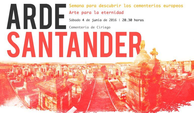 Cartel anunciador de la inicaitiva Arde Santander.