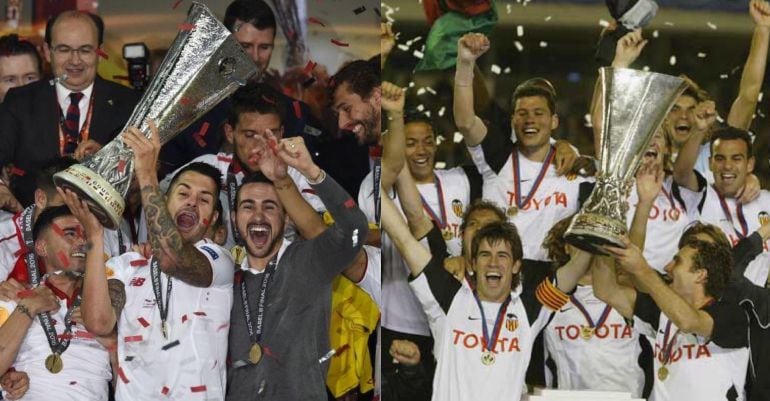 Sevilla y Valencia levantan la UEFA