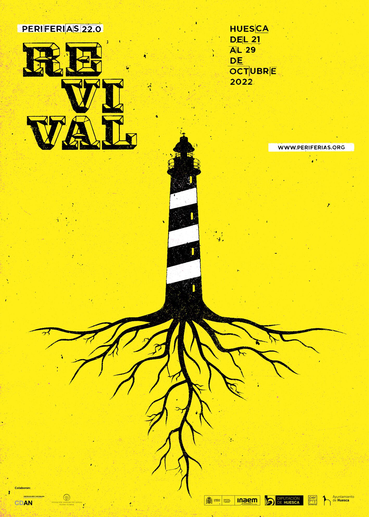 Cartel de Periferias 2022 en Huesca