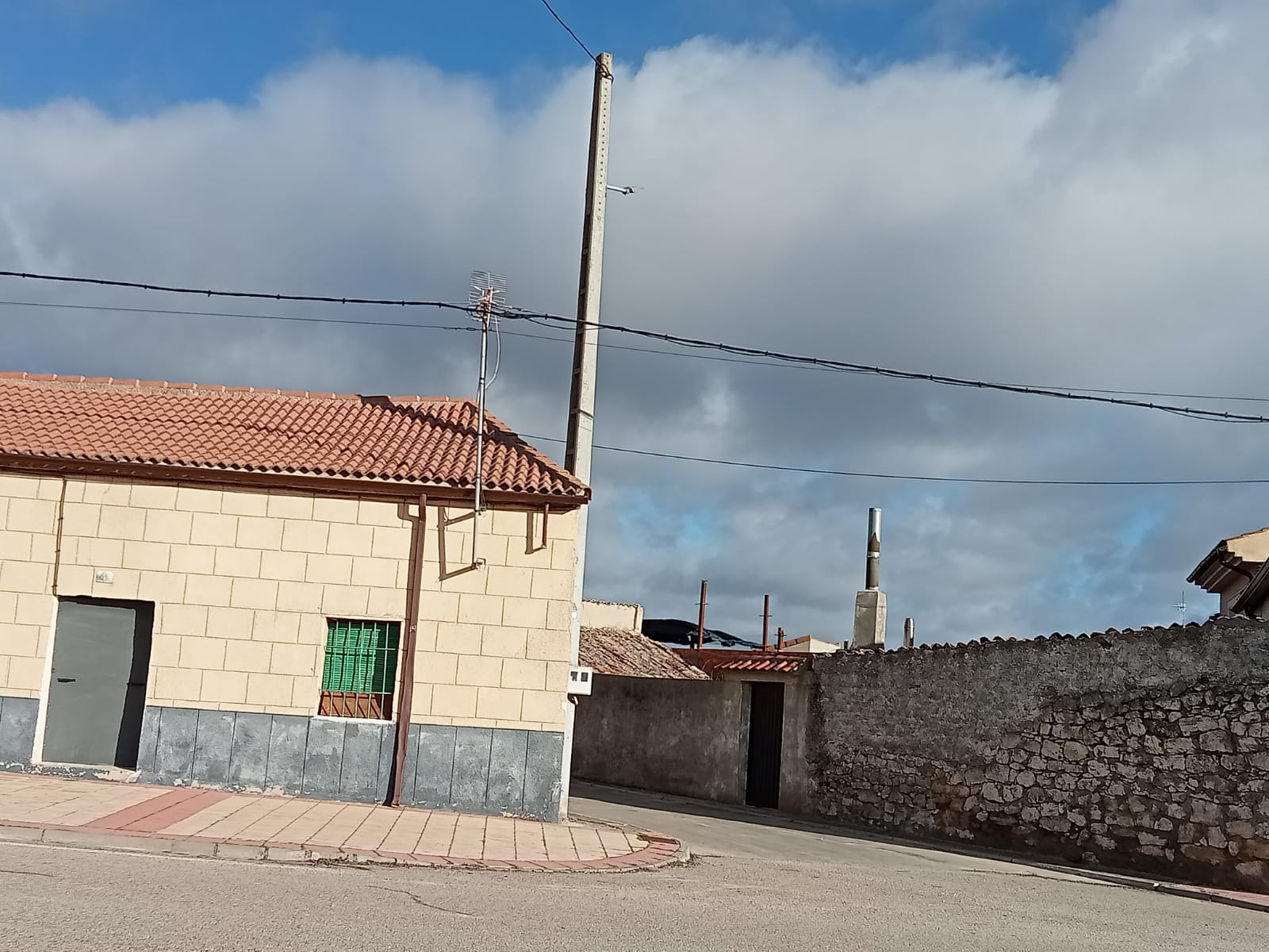 El cableado de luz en Quintanilla de Arriba se vio afectado