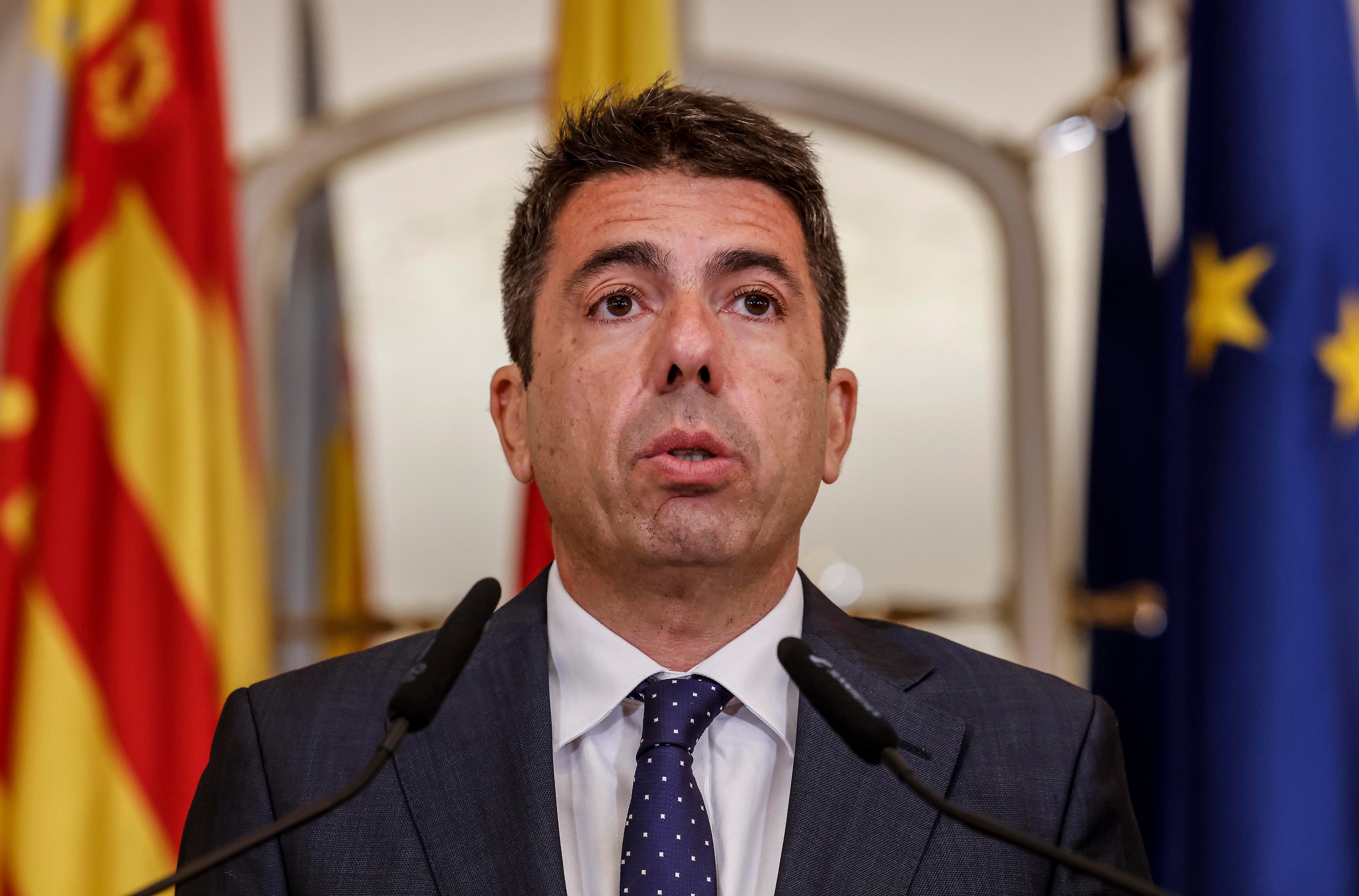 El president de la Generalitat Valenciana, Carlos Mazón.