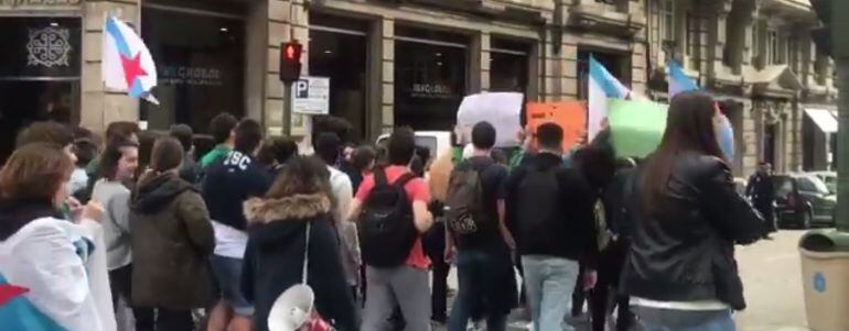 Manifestación de estudiantes