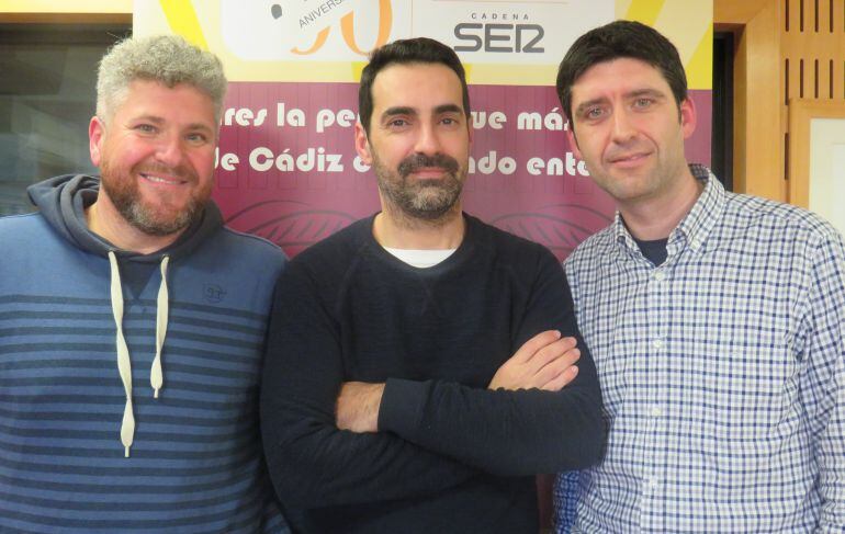 Andrés Ramírez, José Manuel Figueroa y Álvaro Geneiro en la séptima preliminar del Doctorado Honoris Cádiz