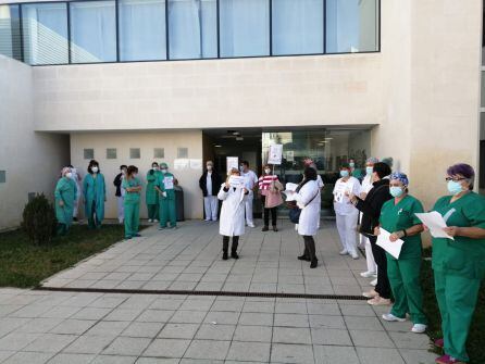 Concentración en el Hospital de Benavente