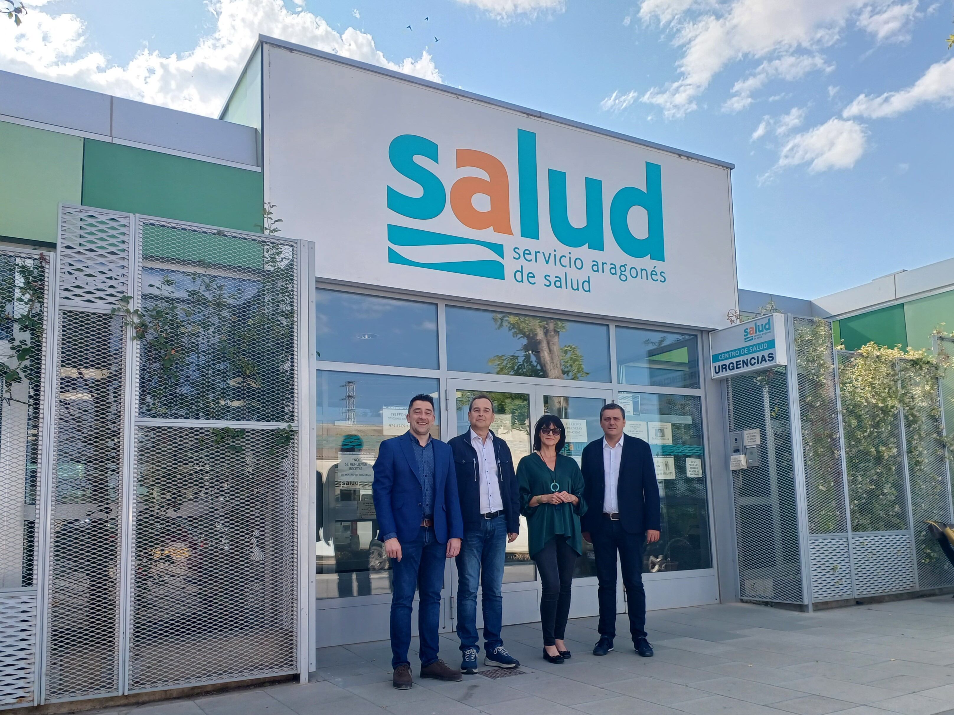 Fernando Sabés ha visitado el centro de salud de Binéfar