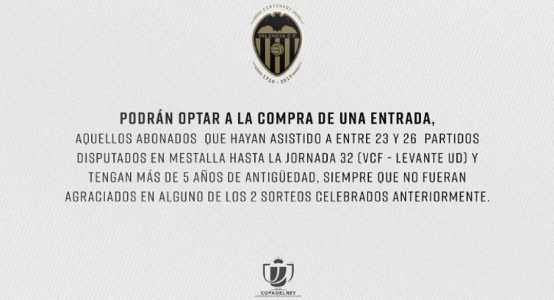 Entradas Copa del Rey